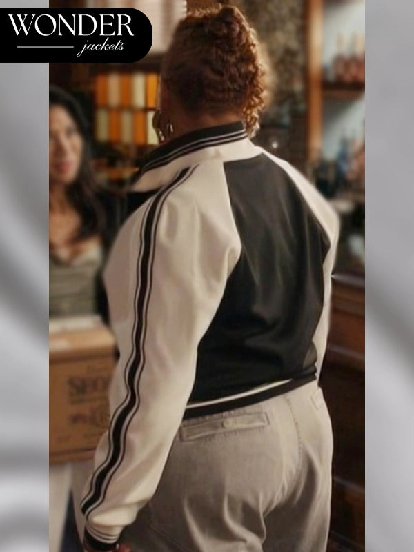 The Equalizer S05 Queen Latifah Black and White Jacket