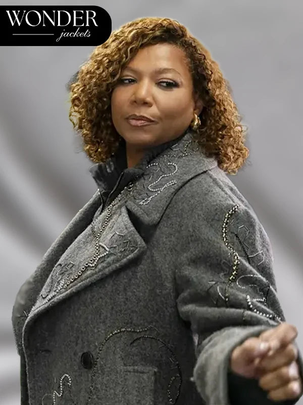 The Equalizer S05 Queen Latifah Grey Wool Coat
