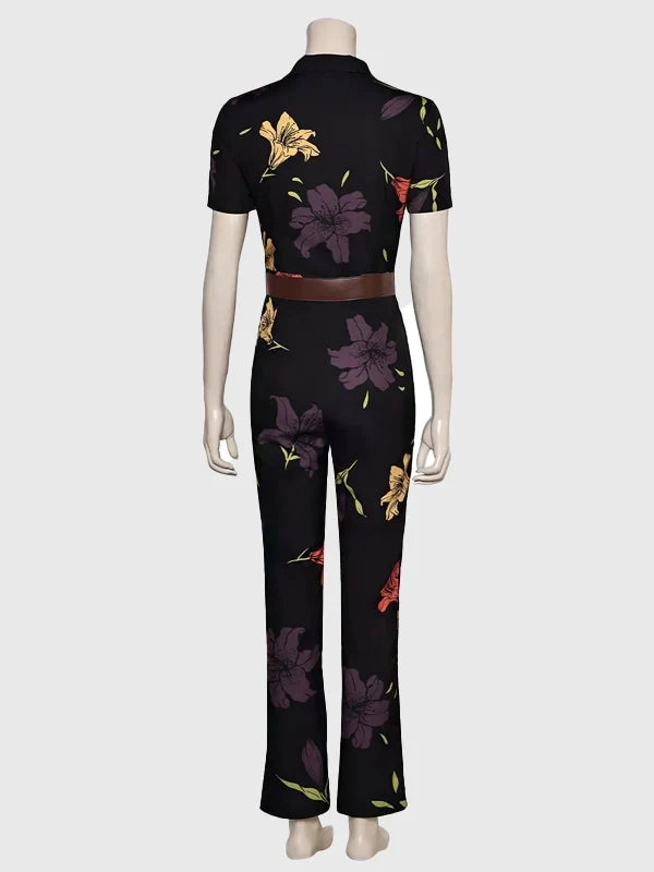 The Fall Guy Emily Blunt Floral Jumpsuit Back