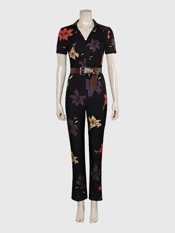 The Fall Guy Emily Blunt Floral Jumpsuit Front