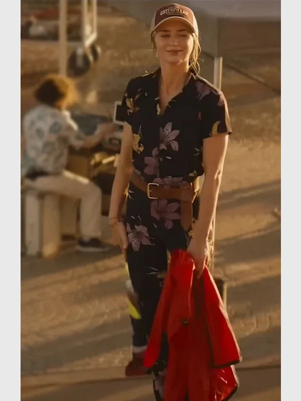 The Fall Guy Emily Blunt Floral Jumpsuit