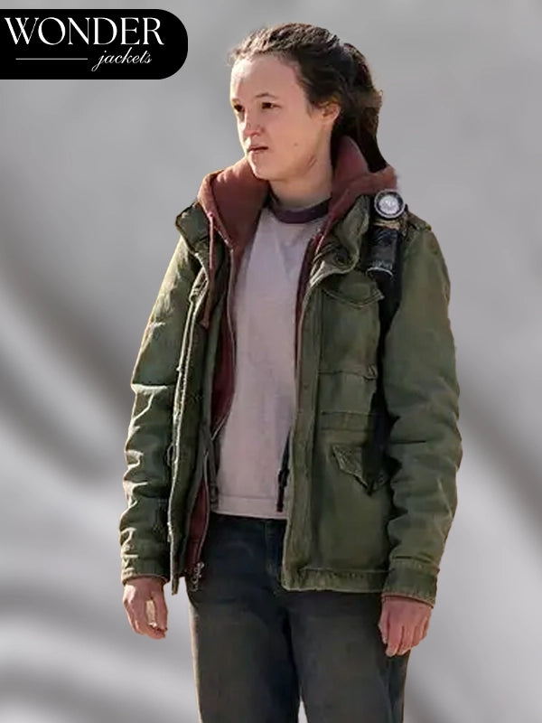The Last of Us S03 Bella Ramsey Green Jacket