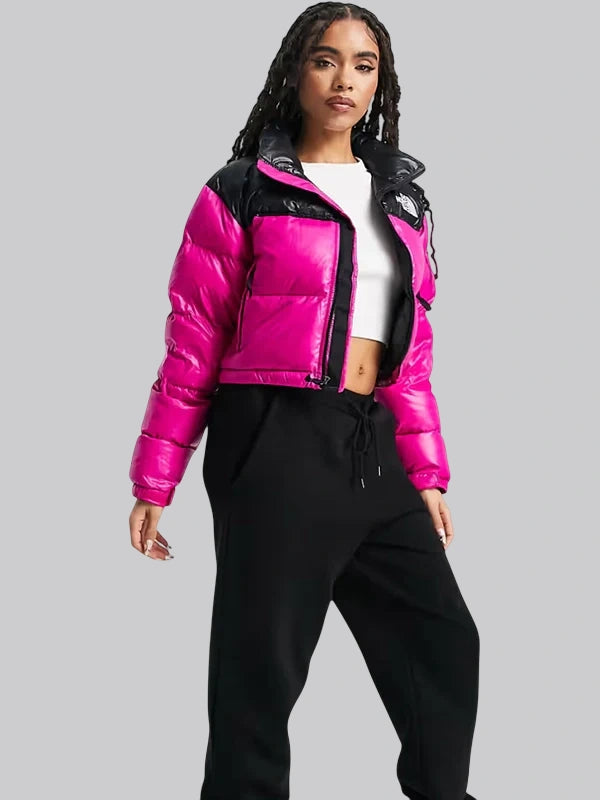 The North Face Down Puffer Pink Jacket