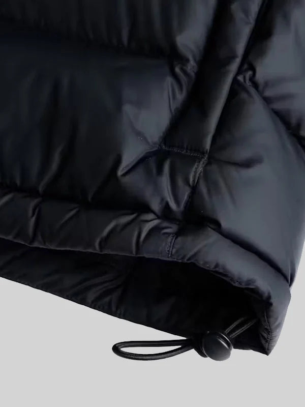 The North Face x Skims W 2000 Retro Nuptse Black Puffer Jacket