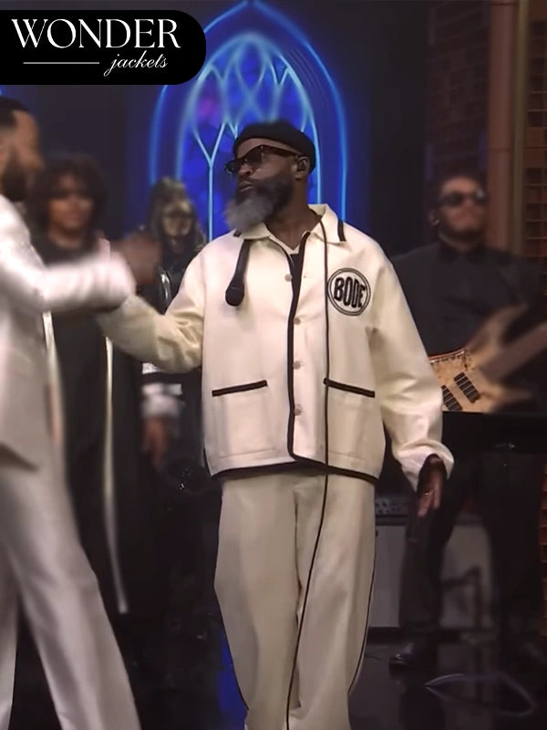 The Tonight Show Black Thought White Jacket