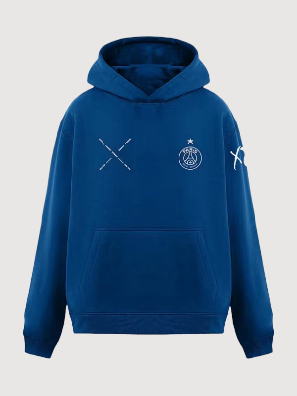 The Weeknd PSG x XO II Blue Hoodie