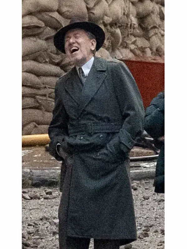 Tim Roth Peaky Blinders Grey Trench Coat