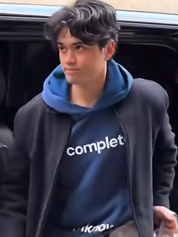 Timothee Chalamet A Complete Unknown Hoodie Blue