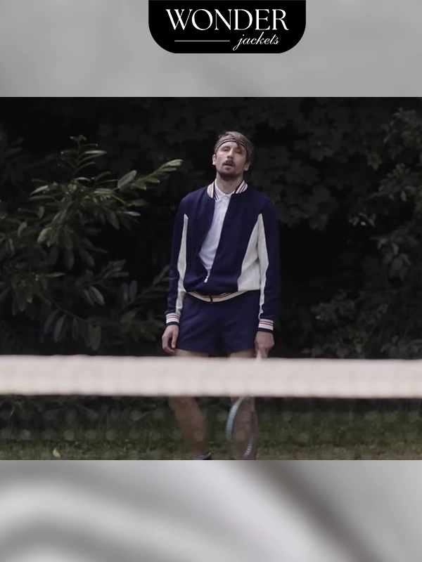 Tom Basden The Ballad of Wallis Island Herb McGwyer Blue Track Jacket