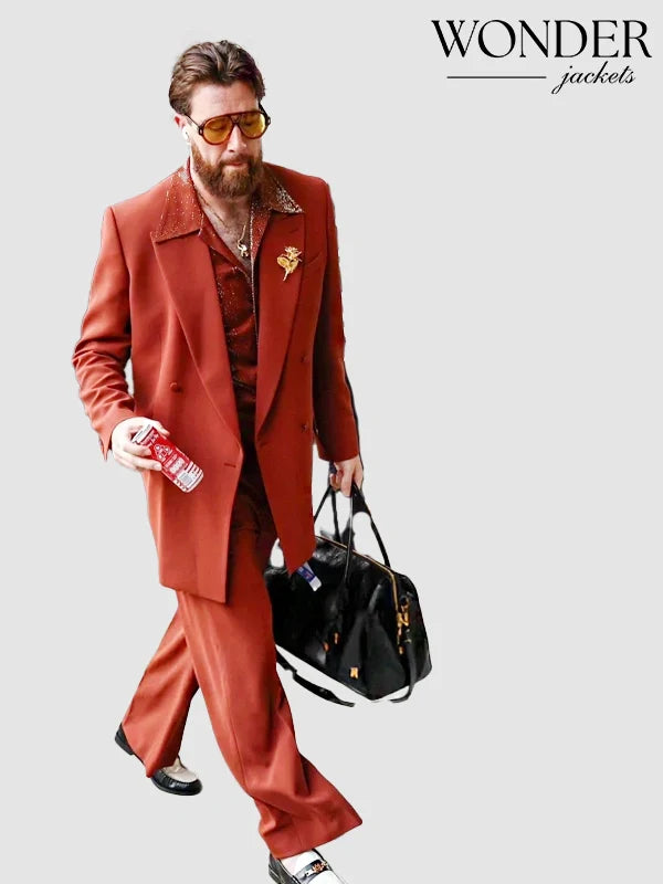 Travis Kelce Super Bowl LIX Suit