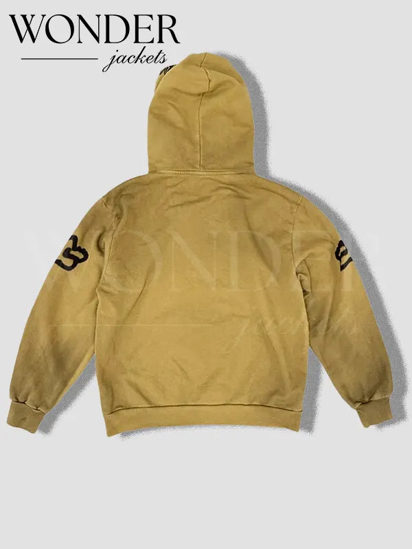 Travis Scott CJ X Fox Racing Yellow Hoodie