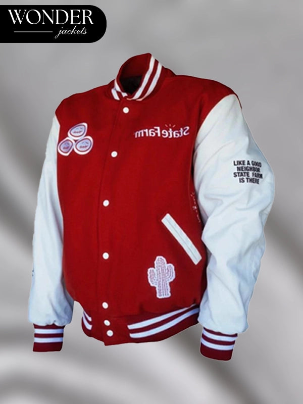 Travis Scott Cactus Jack x State Farm Jacket White