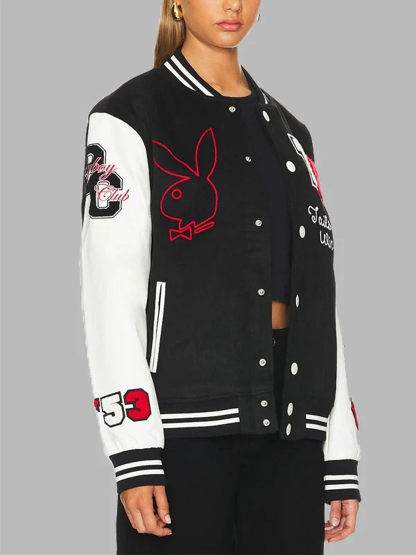 True Religion Playboy Varsity Jacket