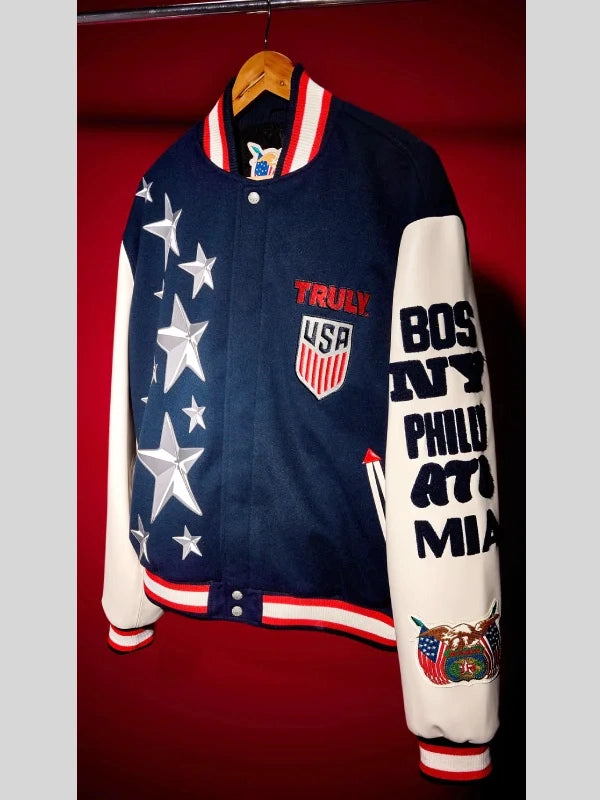 Truly Hard Seltzer US Soccer Jeff Hamilton Varsity Jacket