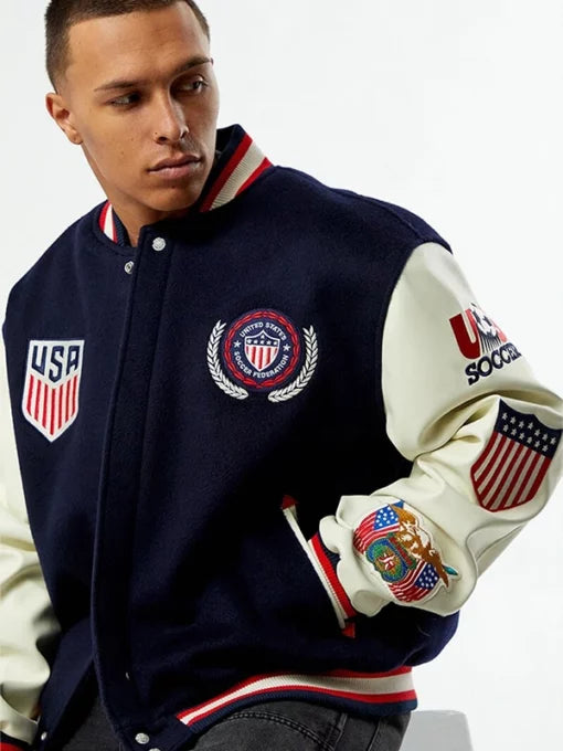 Truly Hard Seltzer x Jeff Hamilton US Soccer Varsity Jacket