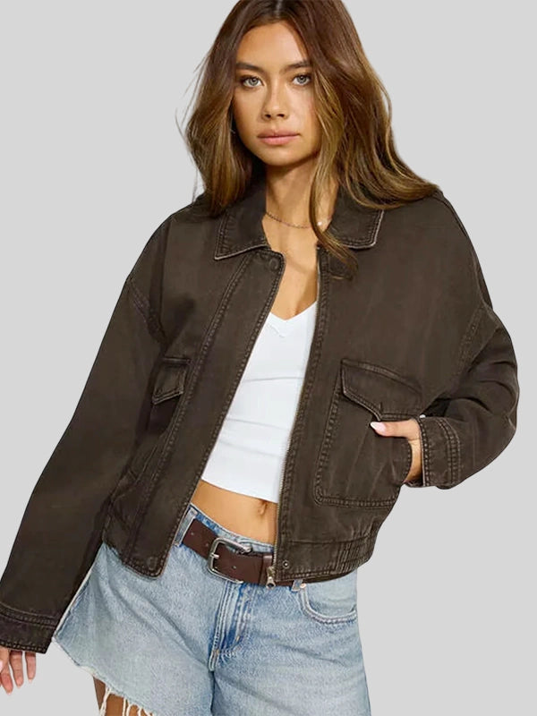 Twill Bomber Jacket Garage