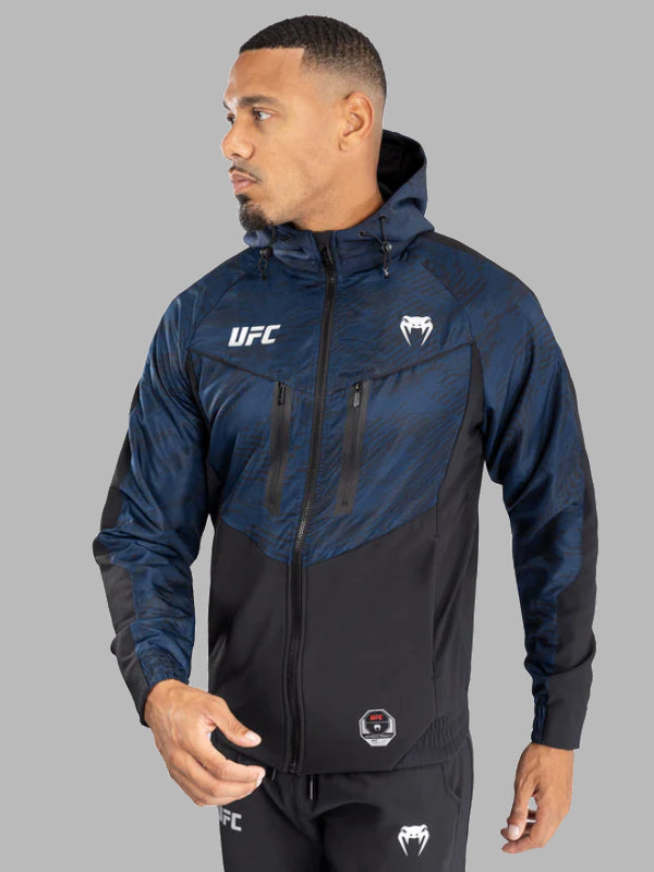 UFC Fusion by Venum Fight Week Men's Zip Hoodie Oceanic Blue