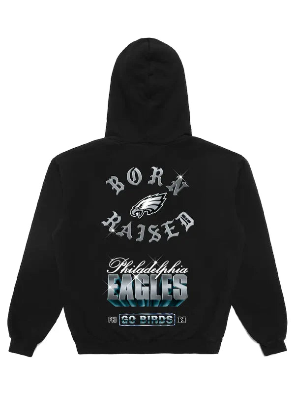 Unisex-Born-x-Raised-Black-Philadelphia-Eagles-Chrome-Rocker-Pullover-Hoodie