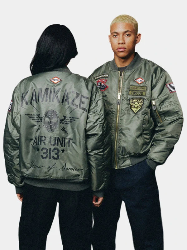 Unisex Eminem Kamikaze Pilot Bomber Jacket