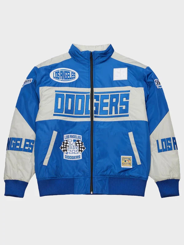 Unisex Royal Los Angeles Dodgers Speedway Nylon Varsity Full-Zip Jacket