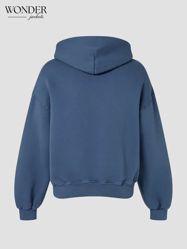 Velour Garments Hoodie Blue