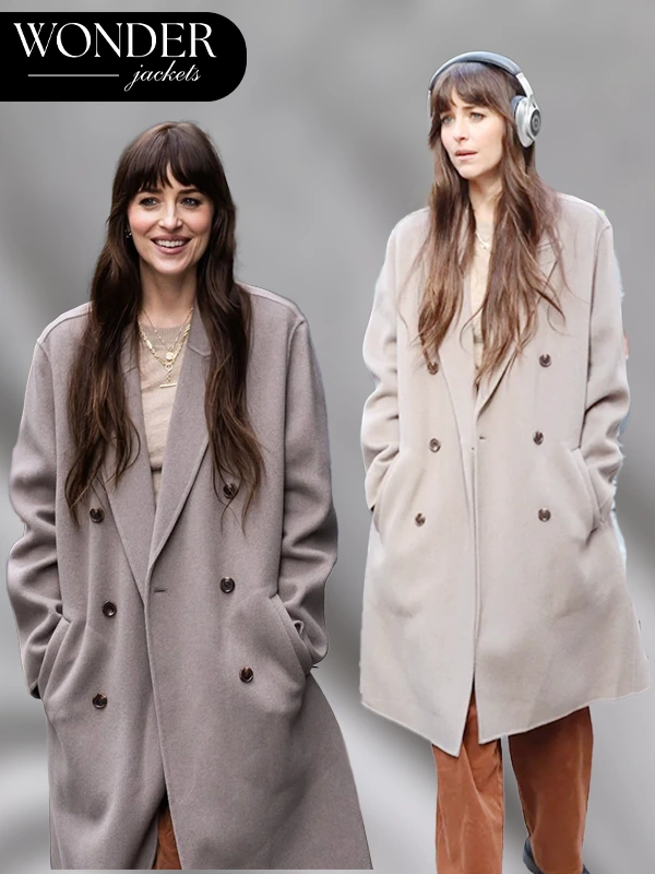 Verity Dakota Johnson Wool Coat