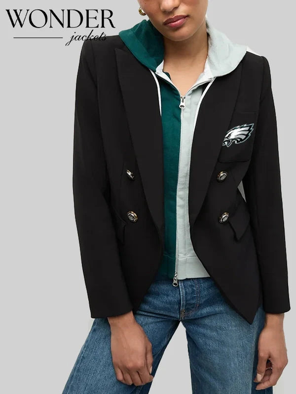 Veronica Beard Dickey Jacket Philadelphi a Eagles