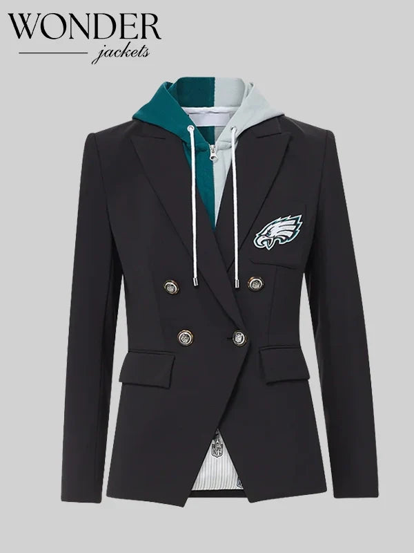 Veronica Beard Dickey Philadelphia Eagles Jacket