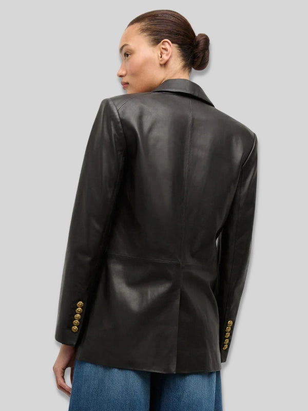 Dickey Veronica Beard Leather Jacket
