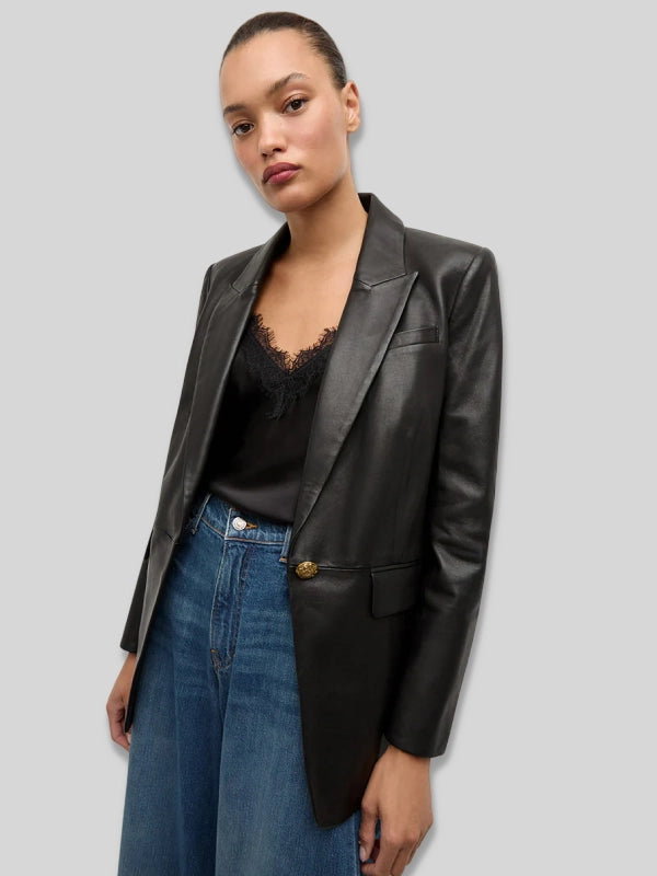 Dickey Veronica Beard Leather Jacket