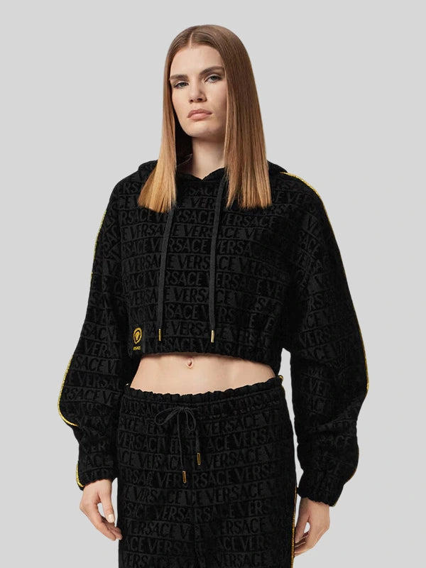 Versace I ♡ Baroque Black Hoodie