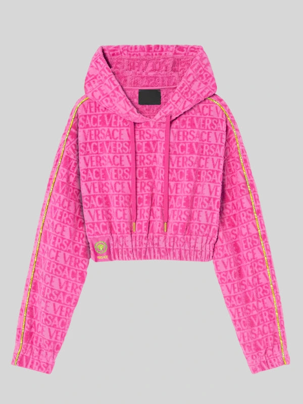 Versace I ♡ Baroque  Hoodie Pink