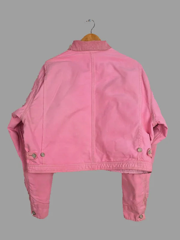 Vintage Carhartt X NY Yankees Crop Jacket Pink