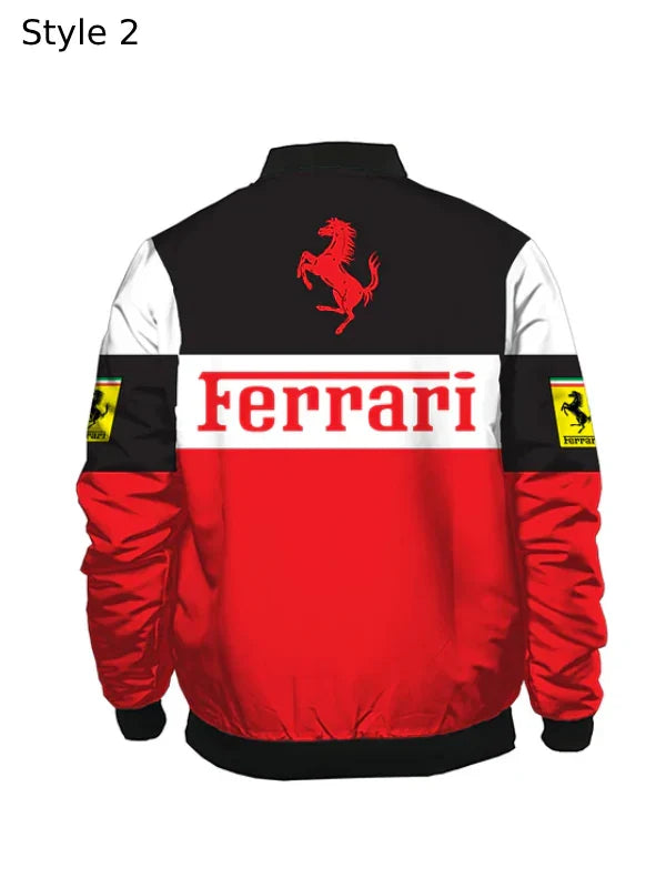 Vintage F1 Ferrari Bomber Jacket