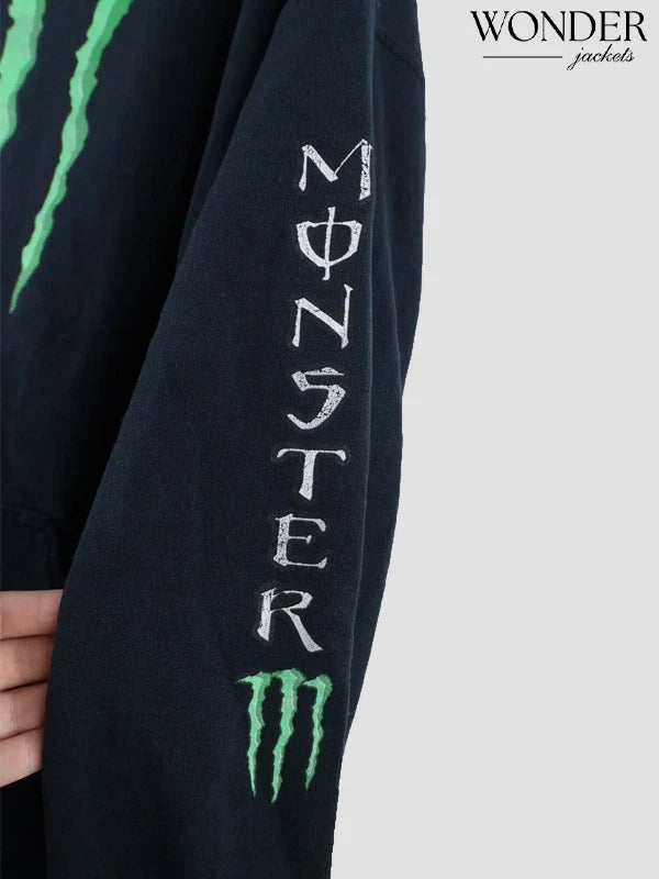 Vintage Monster Energy Hoodie Black