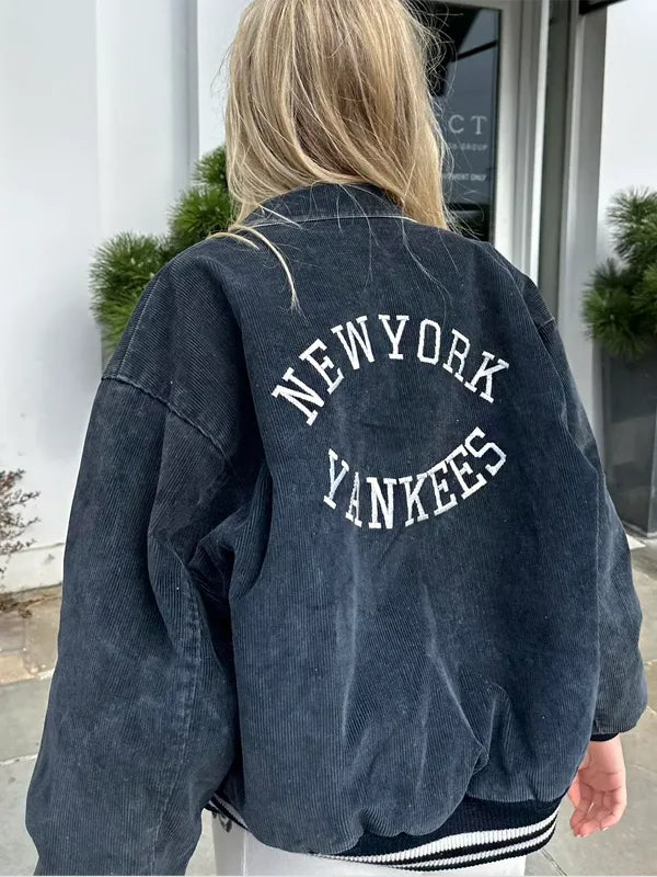 Vintage New York Yankees Corduroy Jacket