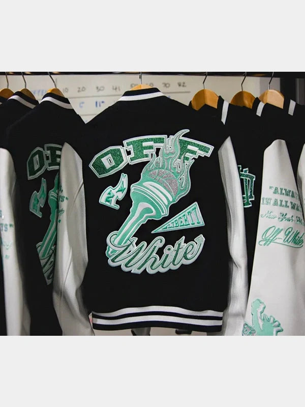 WNBA New York Liberty Off White Jacket