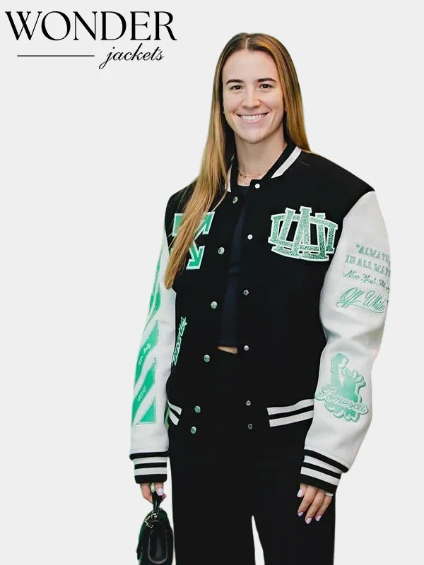 WNBA Off White x New York Liberty Jacket Varsity