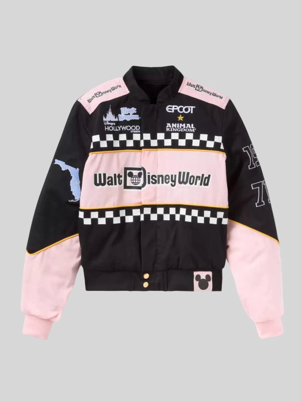 Walt Disney World Racing Black and Pink Jacket