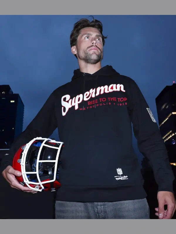 Warner Bros Superman X NFL Force For Good Hoodie