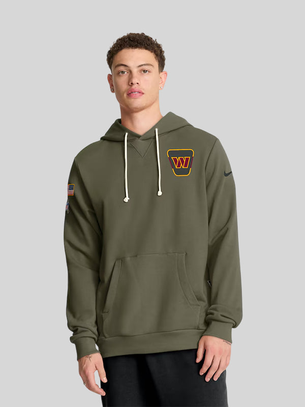 Washington Commanders Nike 2025 Salute to Service Sideline Hoodie Olive