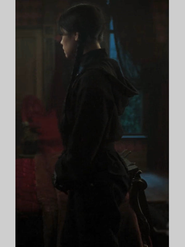 Wednesday S02cJenna Ortega Black Hoodie