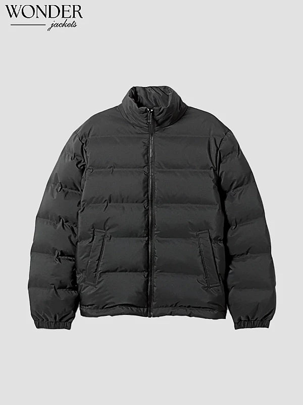 Weekday cole black puffer jacket