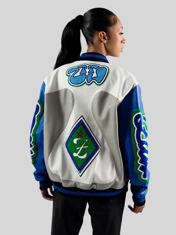 White Leather ZTTW Jacket