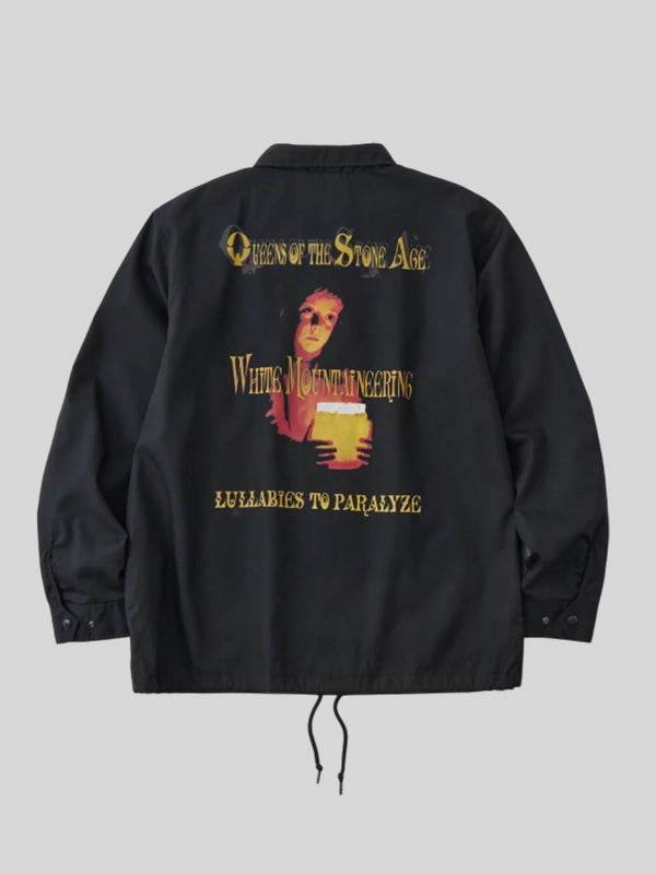 White Mountaineering Qotsa Lullabies To Paralyze Coach Jacket