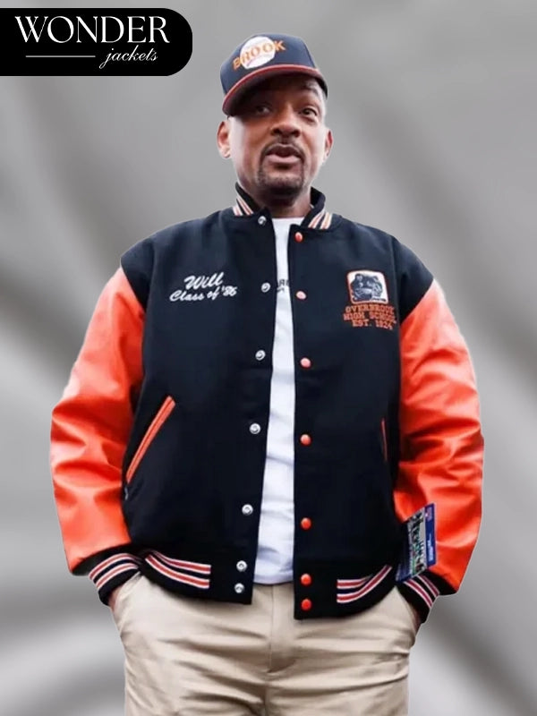Will Smith Way Philadelphia Varsity Jacket Black