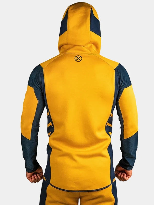 Wolverine Yellow Zip Up Hoodie