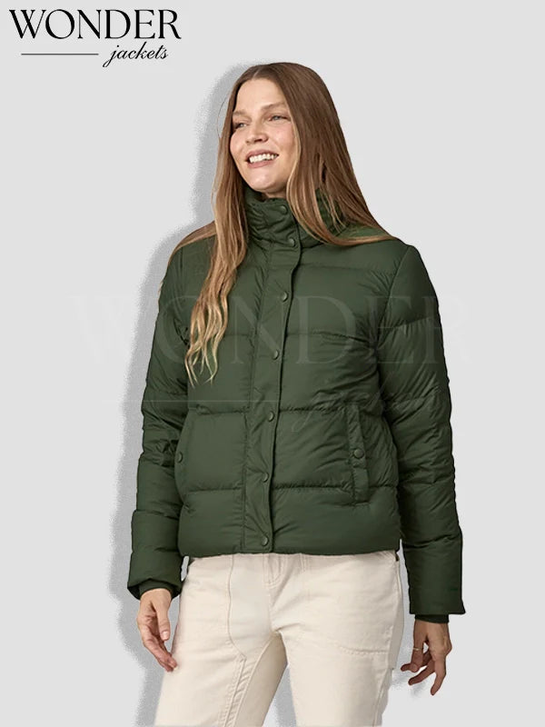 Women's Green Silent Down Jacket Patagonia