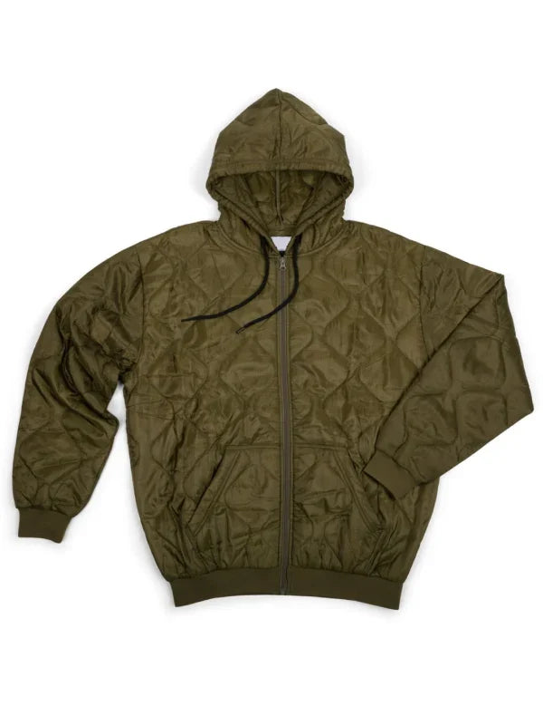 Woobie Quilted Jacket Green