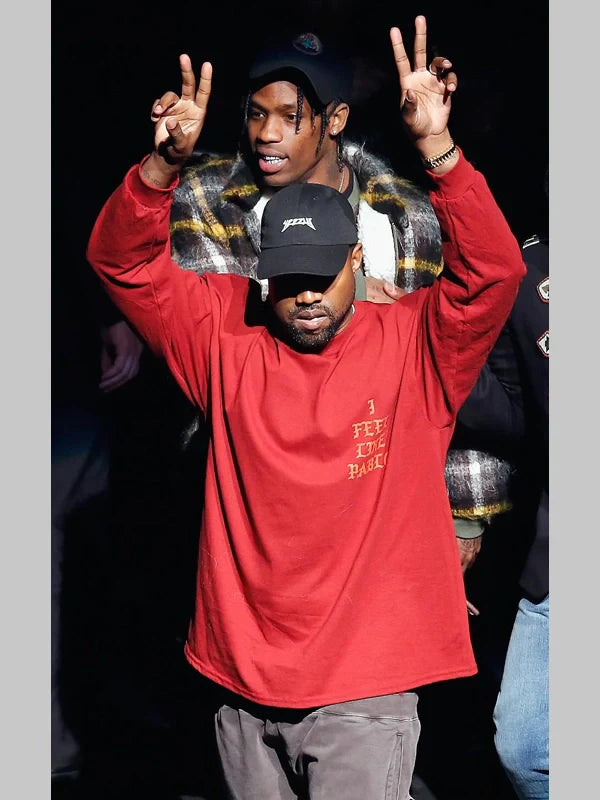 Yeezy I Feel Like Pablo Kanye West Sweatshirt Red